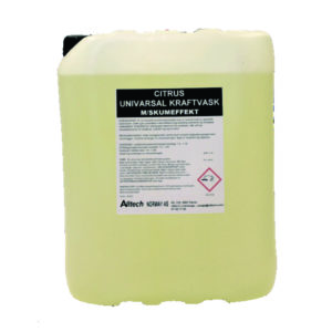 Klar dunk med Citrus Universal Kraftvask