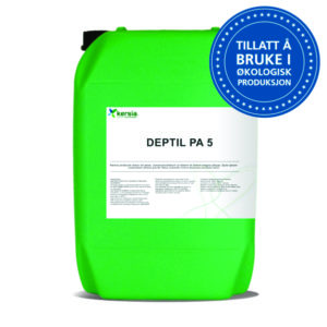 Grønn dunk med Deptil PA 5