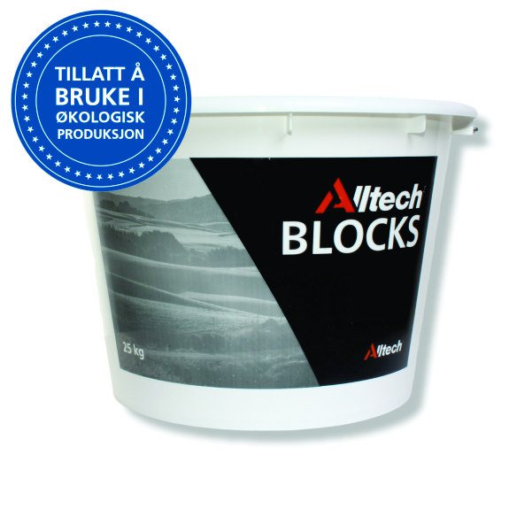 Block med øko merker